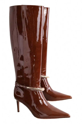 Bottes Retrofete Marron en Cuir