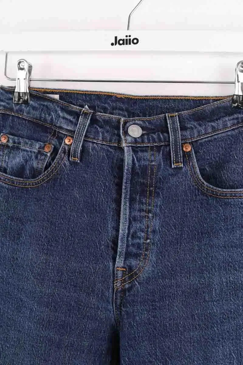 Jean droit Levi's 501 Bleu en Coton
