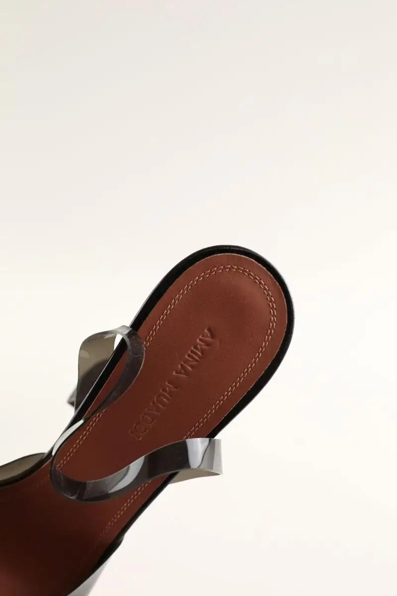Talons Amina Muaddi Begum Noir