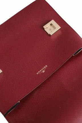 Sac à bandoulière Delvaux Rouge en Cuir