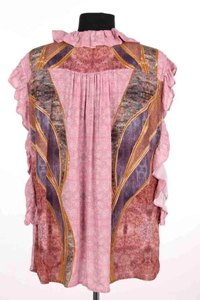 Blouse Mes Demoiselles Baclia Rose en Viscose