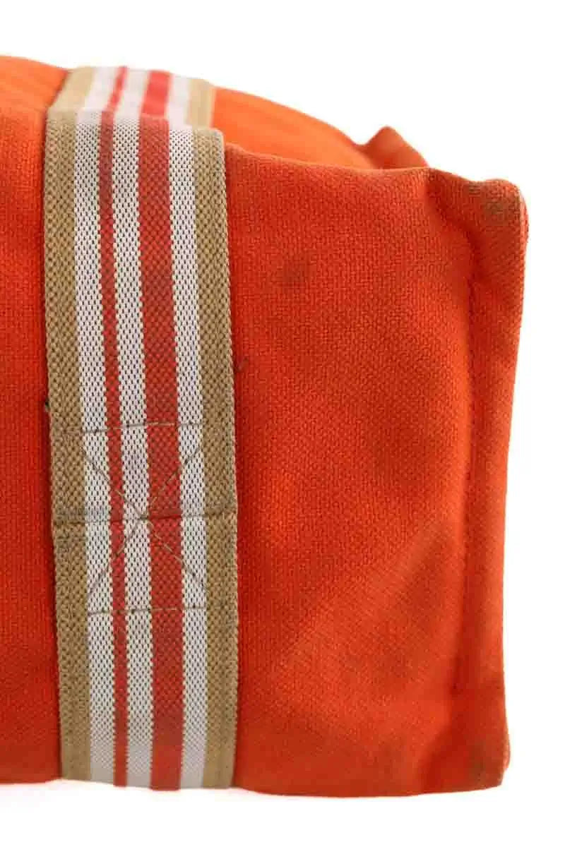 Sac de plage Hermès Toto Orange en Coton