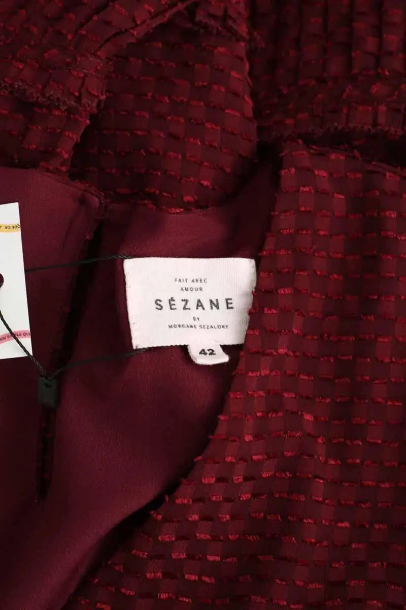 Robe Sézane  Bordeaux
