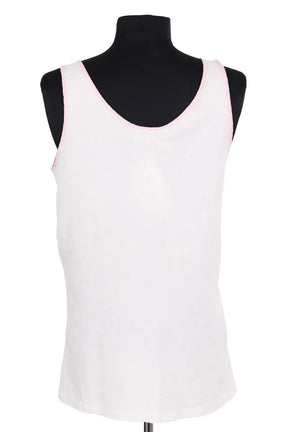 Top sans manche Lacoste Blanc en Coton