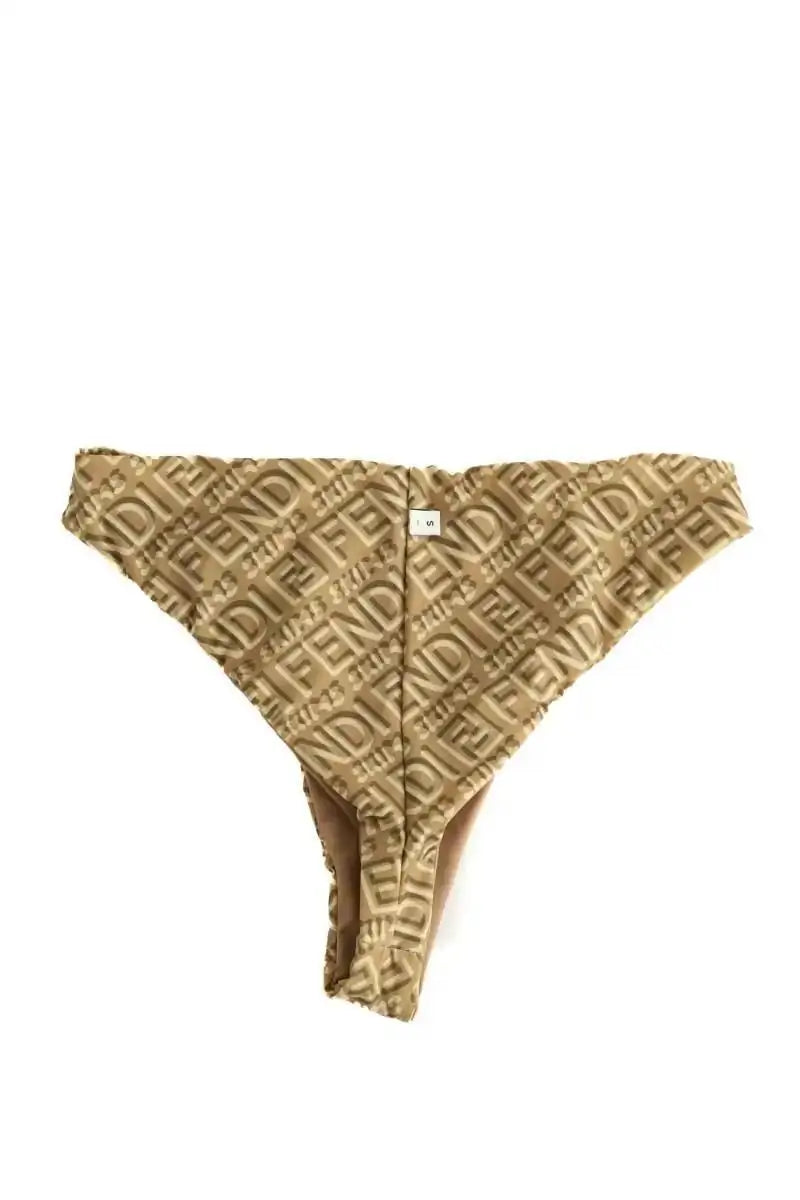 Maillot de bain Fendi X Skims Beige en Synthétique