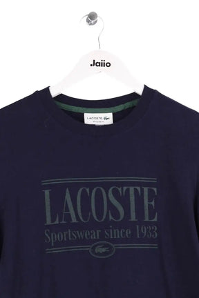 T-shirt Lacoste Marine en Coton