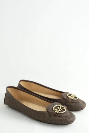 Ballerines Michael Kors Marron en Cuir