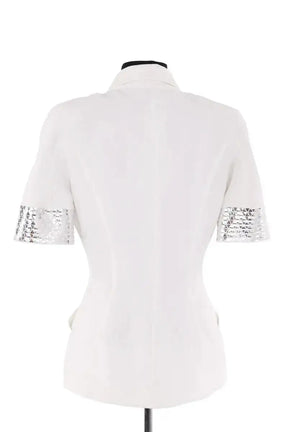 Veste Thierry Mugler Blanc en Synthétique