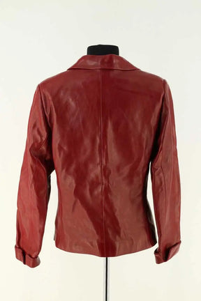 Veste Gerard Darel Rouge en Cuir