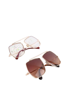 Lunettes de soleil Max Mara  Marron