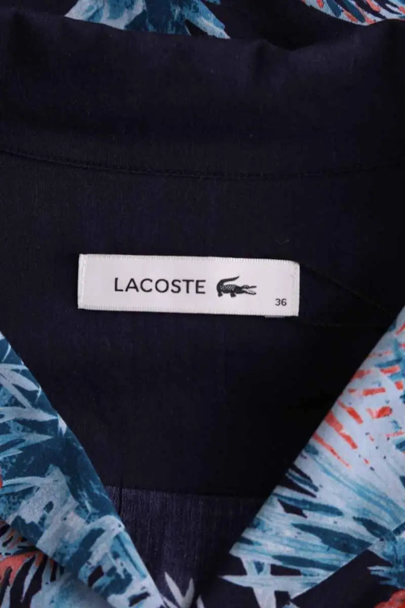 Chemise Lacoste Marine en Coton