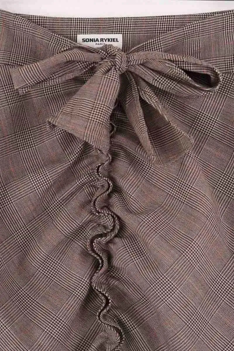 Jupe Sonia Rykiel Gris en Laine