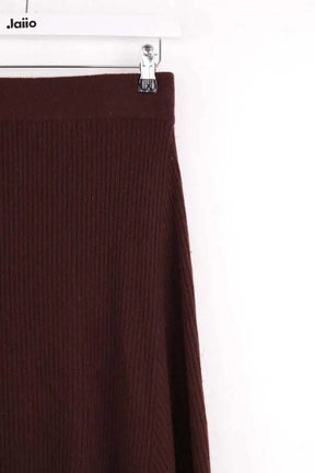 Jupe Notshy Bordeaux en Cachemire