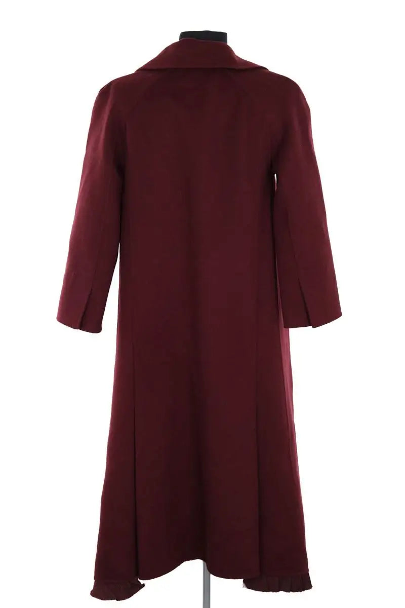 Manteau Nina Ricci Bordeaux en Laine