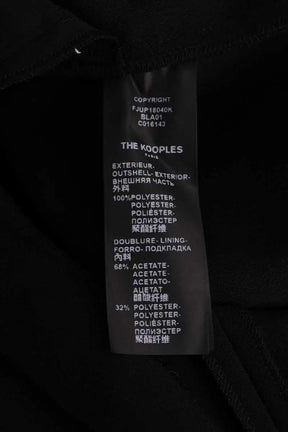 Jupe The Kooples Noir en Synthétique