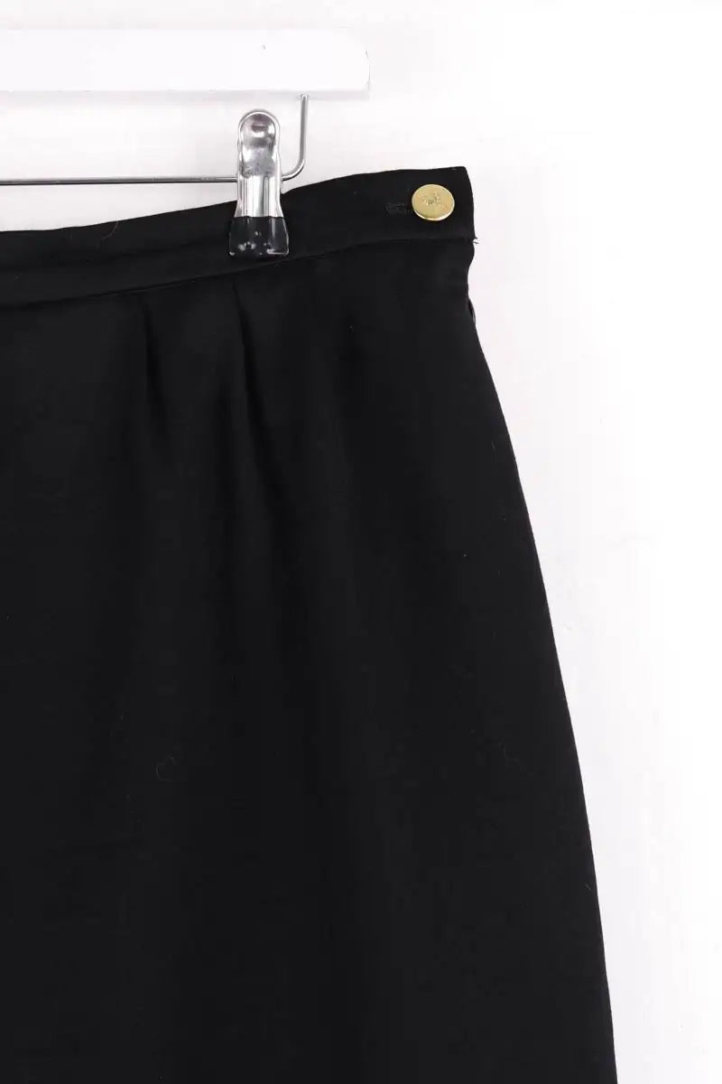 Jupe Balmain Noir en Laine