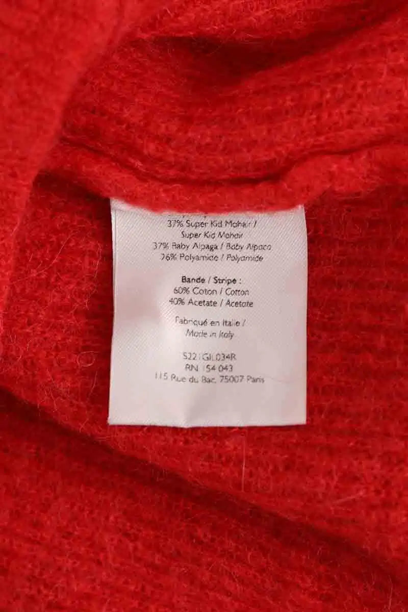 Cardigan Sézane Rouge en Laine