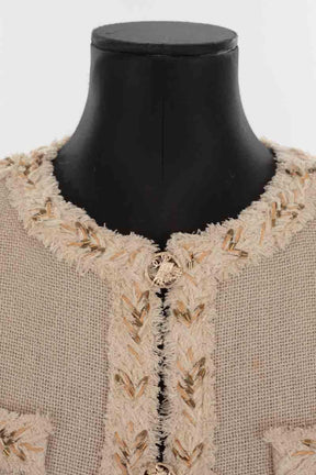 Veste Chanel  Beige