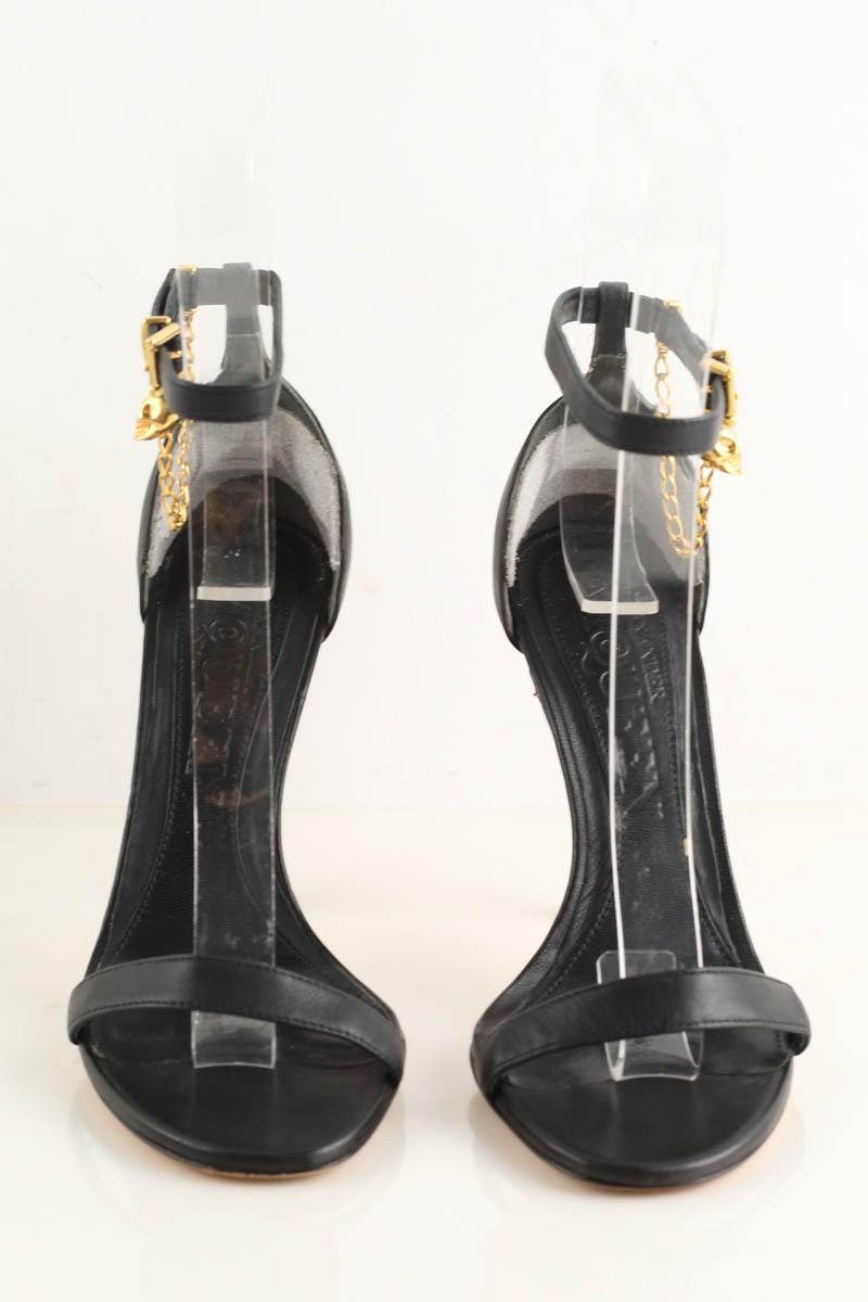 Talons Alexander McQueen  Noir