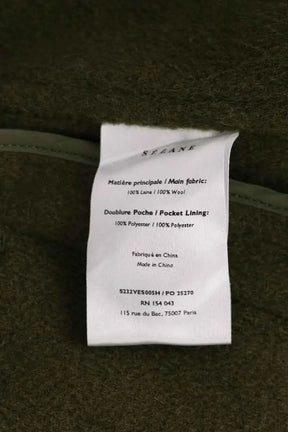 Veste Sézane Vert en Synthétique
