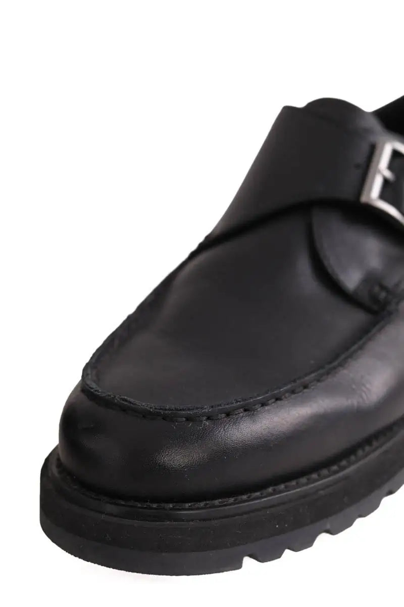 Mocassins Vagabond Noir en Cuir