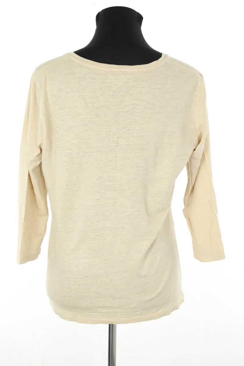 T-shirts Majestic Filatures  Beige