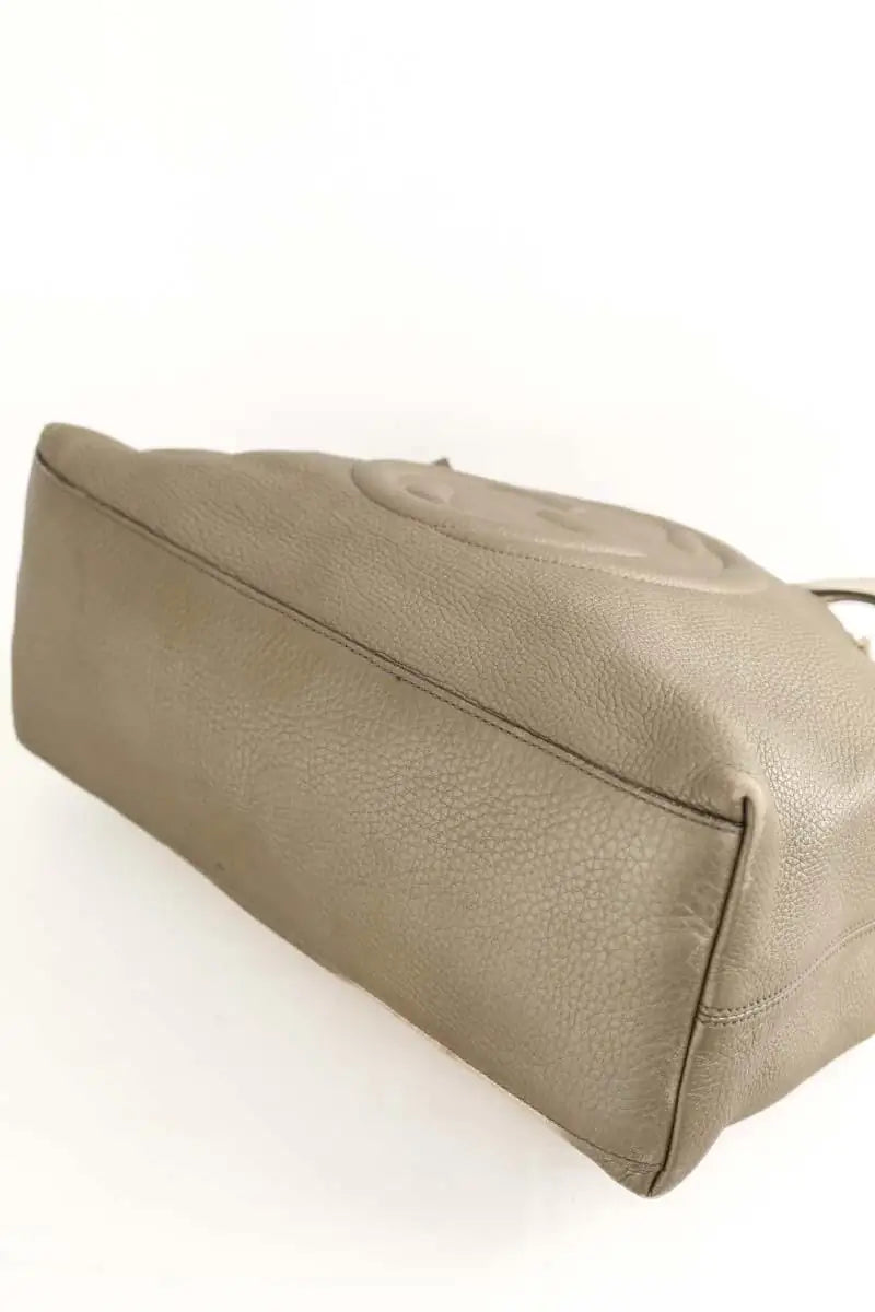 Cabas Gucci Soho Beige en Cuir