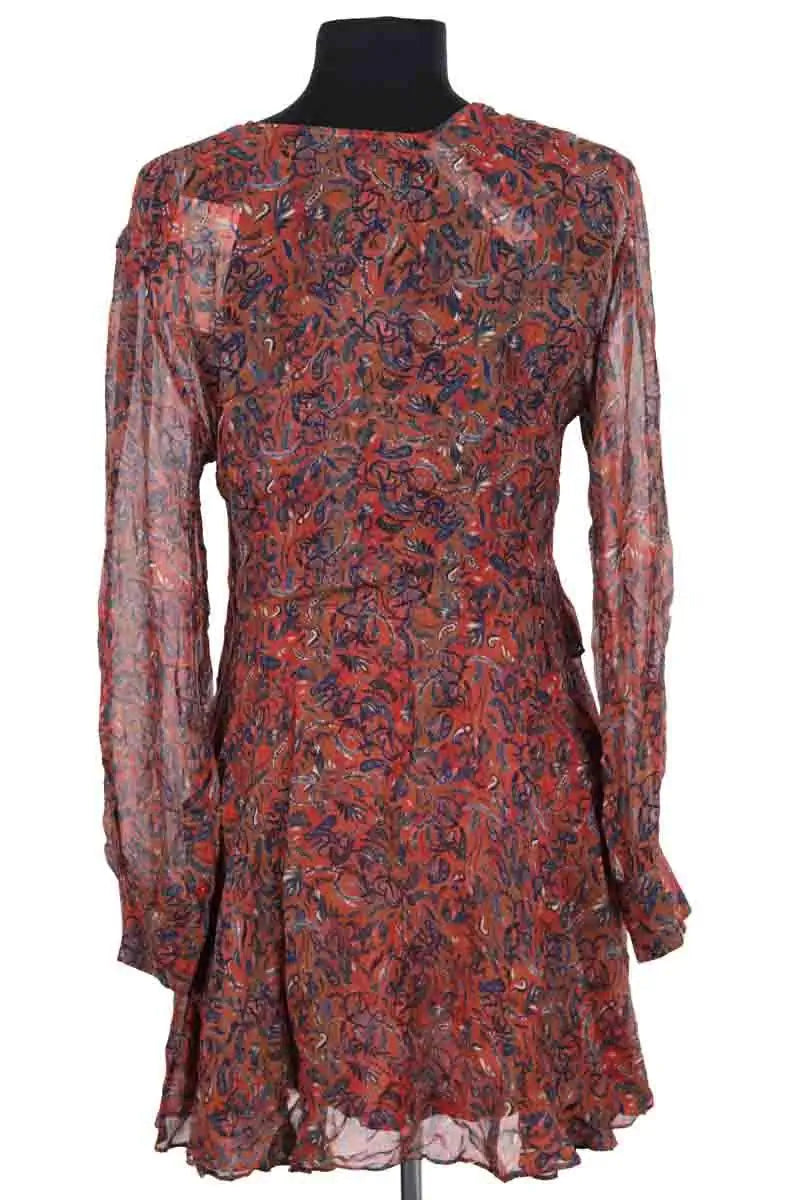 Robe Iro Honess Marron en Viscose