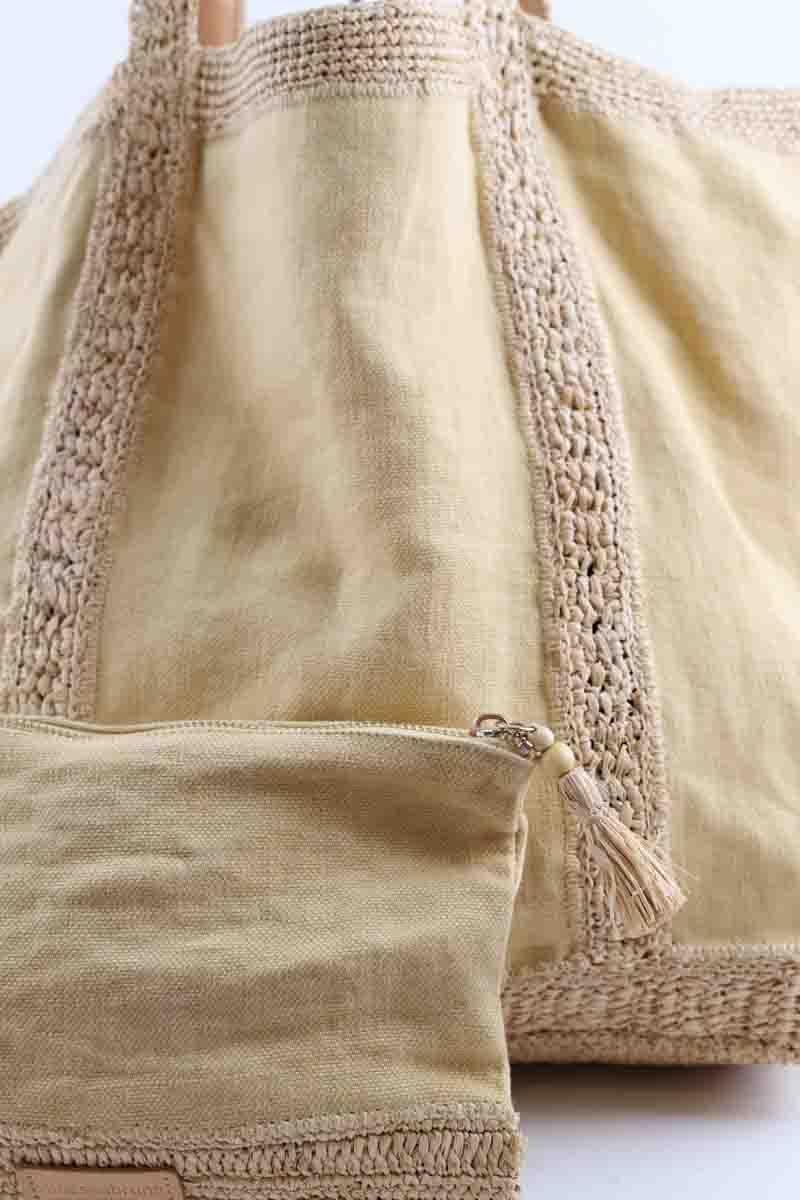 Cabas Vanessa Bruno  Jaune