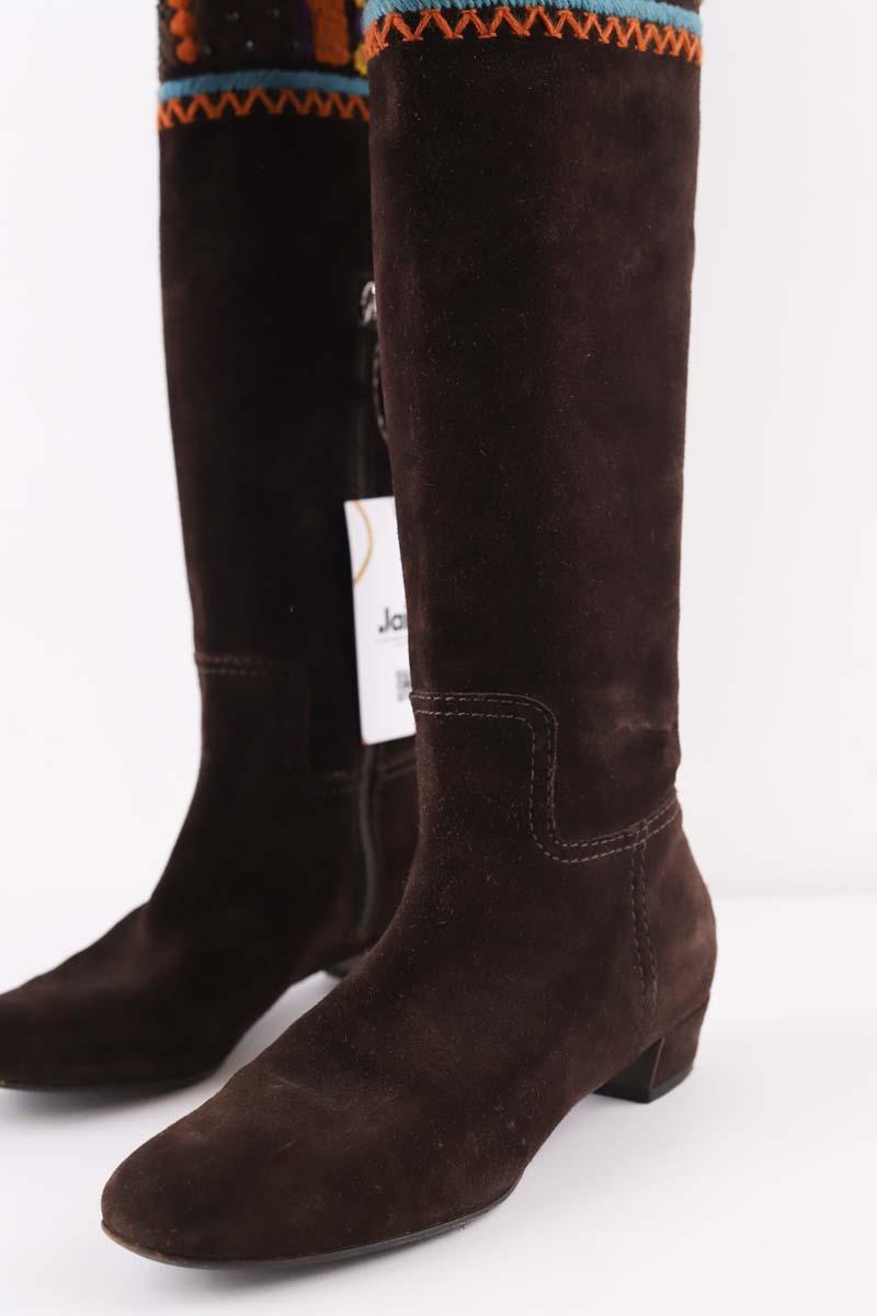 Bottes Miu Miu  Marron