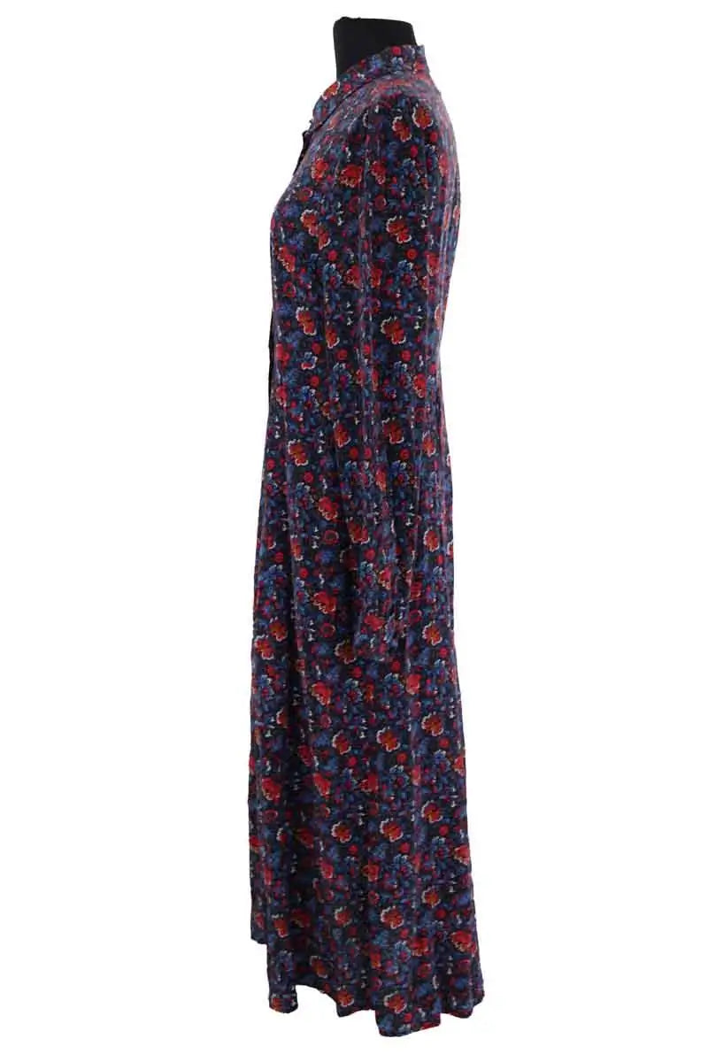 Robe DMN Bleu en Soie