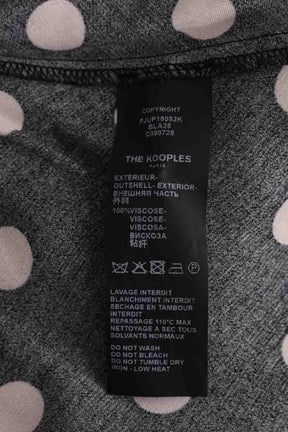 Mini jupe The Kooples Noir en Viscose