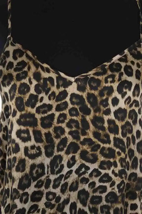 Robe The Kooples Marron en Soie