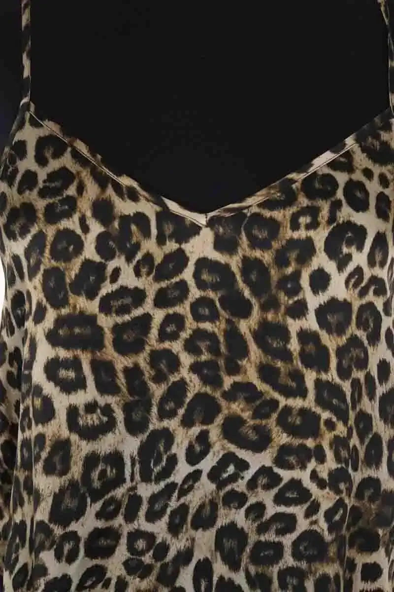 Robe The Kooples Marron en Soie