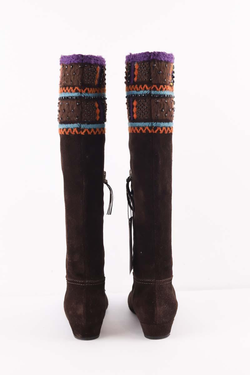 Bottes Miu Miu  Marron