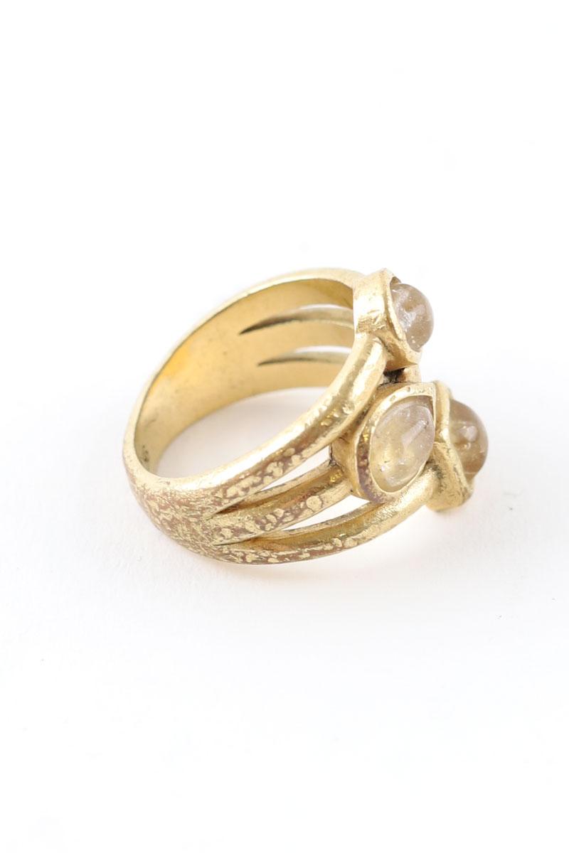 Bague Goossens Paris  Doré