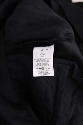 Pantalon Iro Noir en Laine