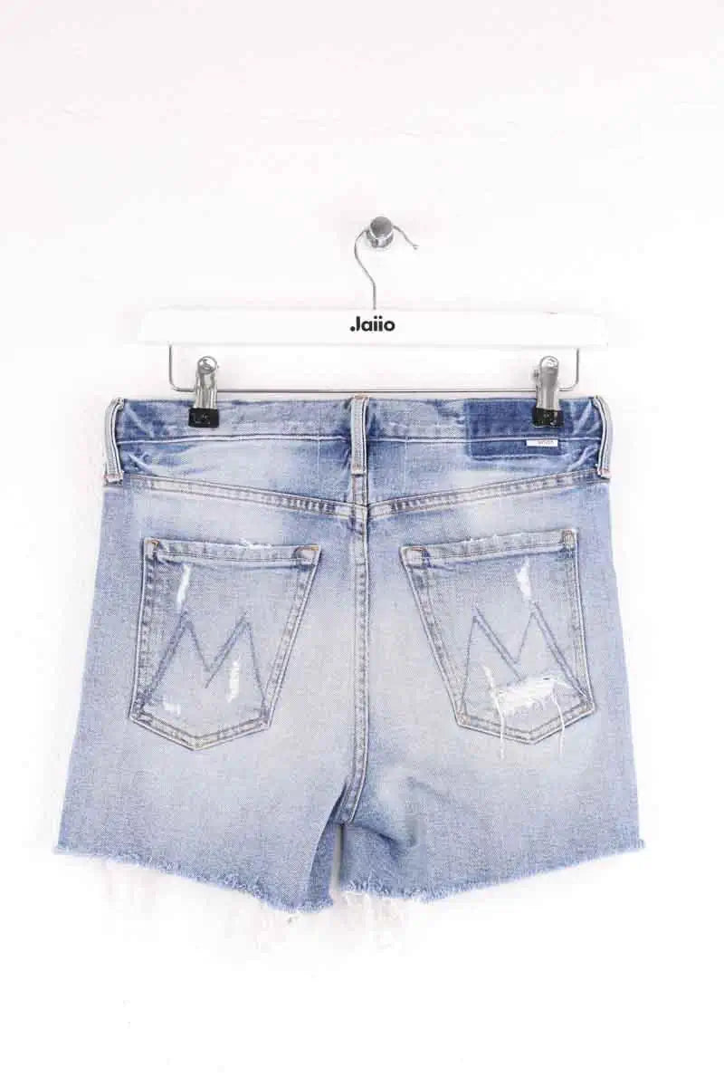 Mini short Mother Bleu en Coton