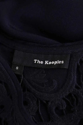 Blouse The Kooples Marine en Synthétique