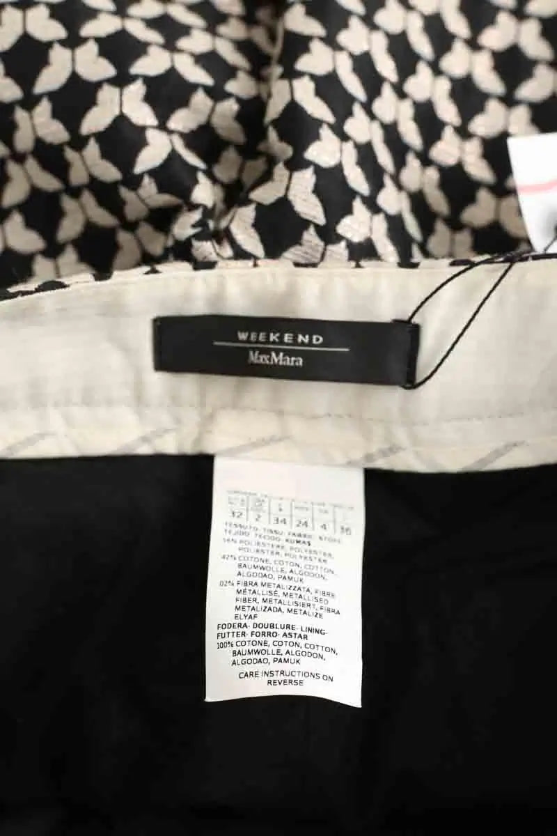 Pantalon slim Max Mara  Noir