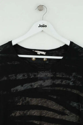 T-shirt Maje Noir en Coton