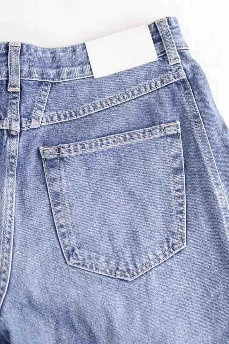 Jean large Closed Bleu en Coton