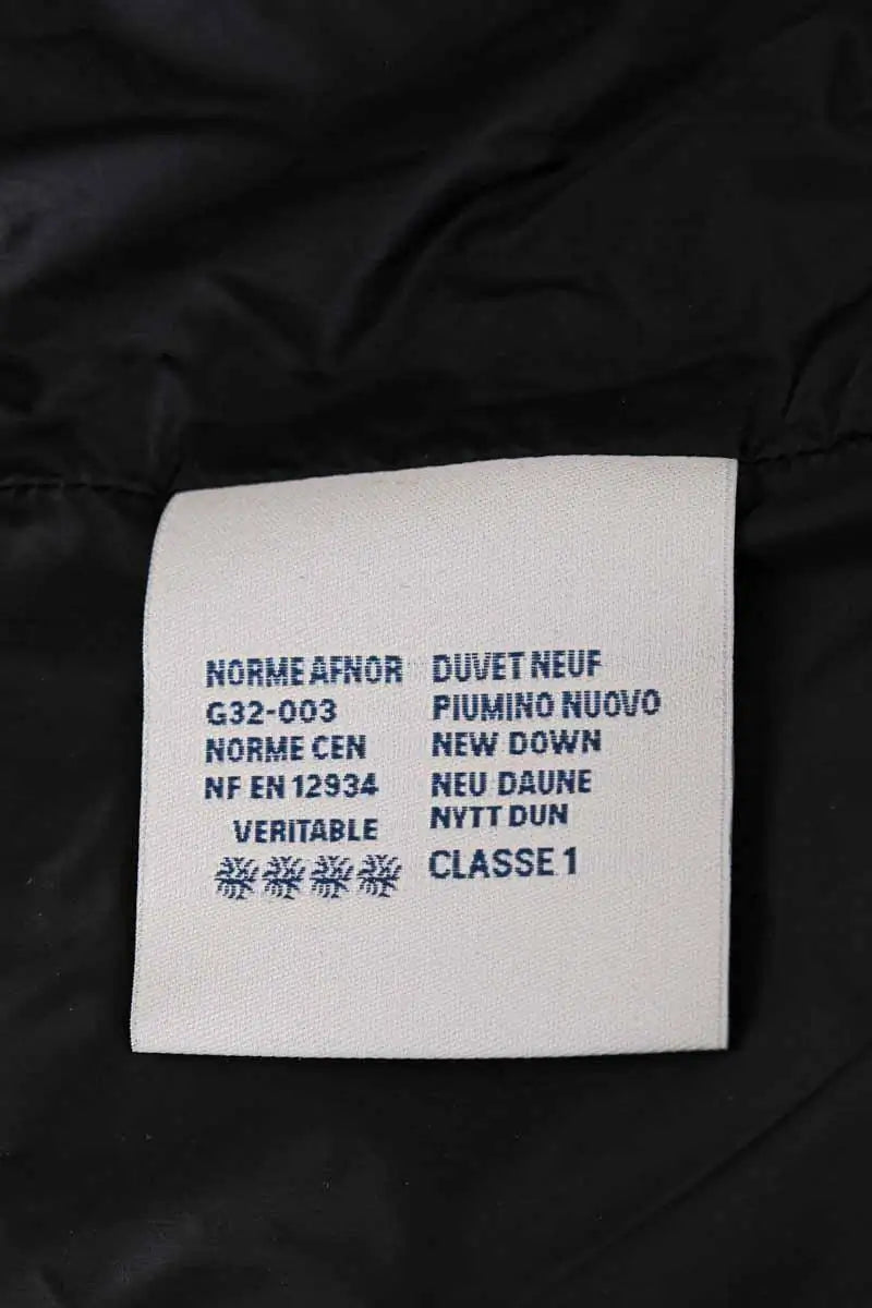 Doudoune Moncler Noir en Synthétique