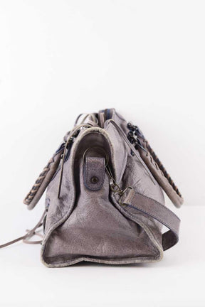 Sacs à main Balenciaga City Gris