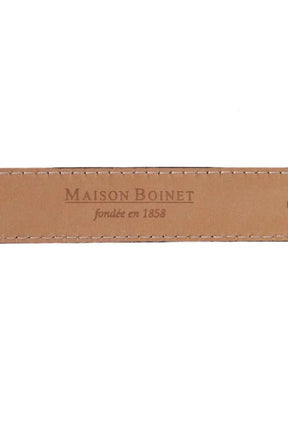 Ceinture Maison Boinet Noir en Cuir