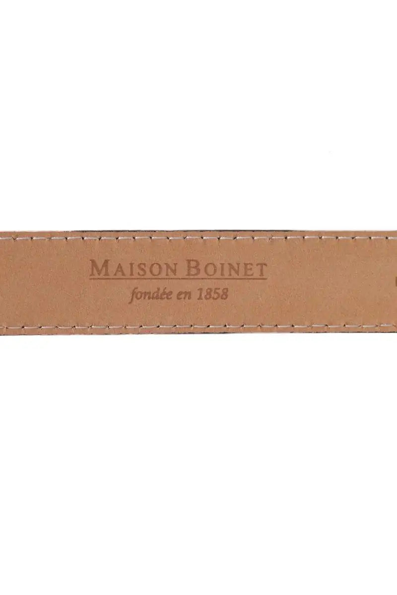 Ceinture Maison Boinet Noir en Cuir