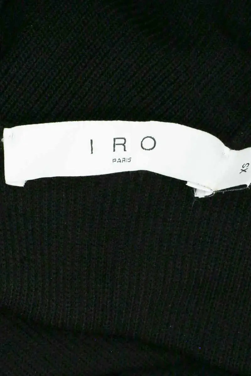 Robe Iro Tuwa Noir en Viscose