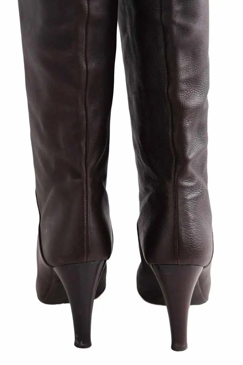 Bottes Giuseppe Zanotti Marron en Cuir
