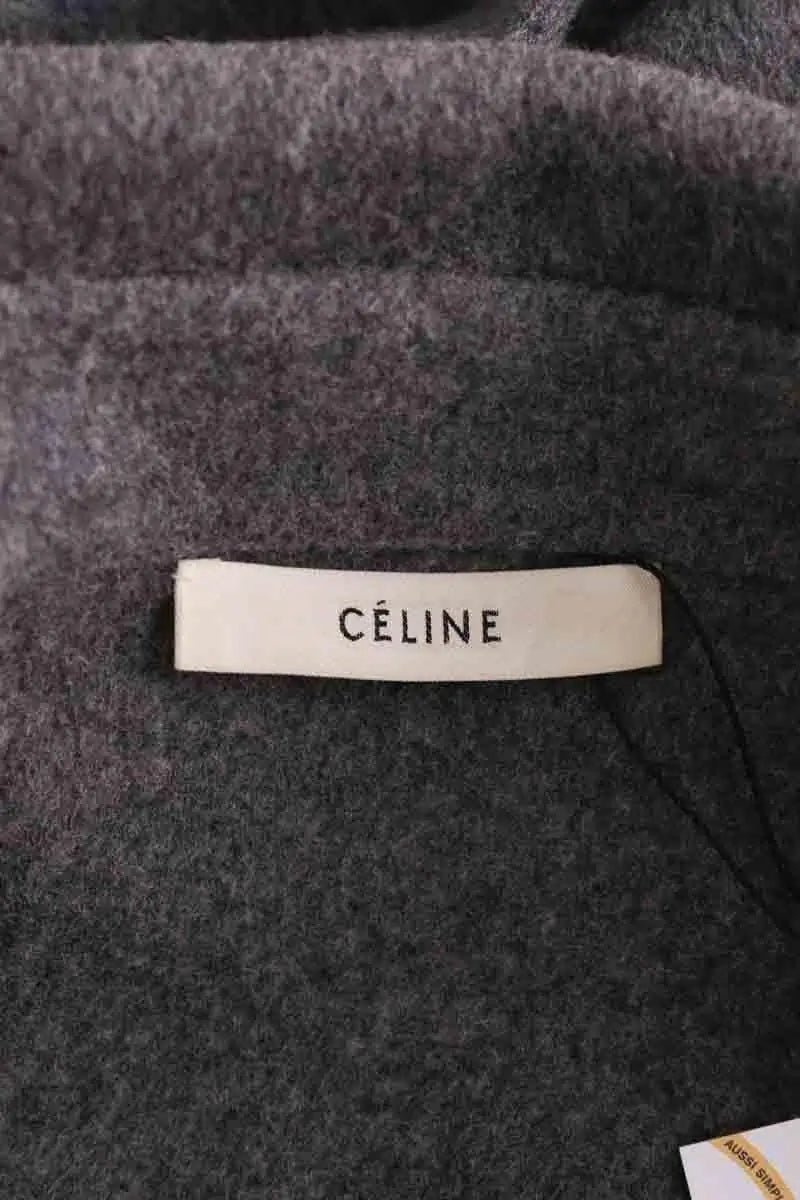 Manteau Celine Gris en Laine