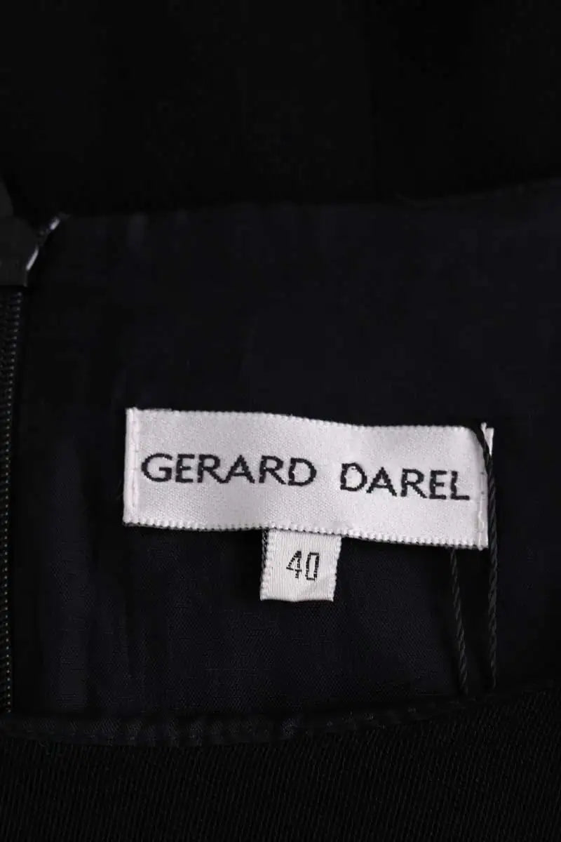 Robe Gerard Darel Noir en Laine
